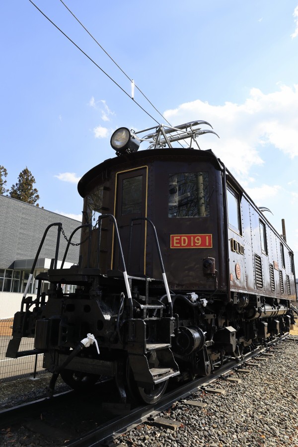 箕輪町郷土博物館のED19 1 ～保存機めぐりは【晴れ漢】に任せとけ