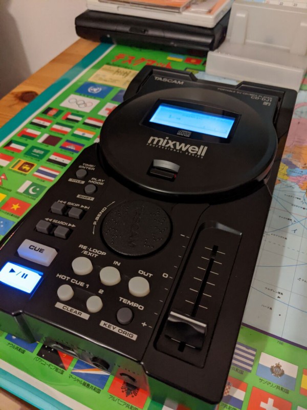 緊急企画】TASCAM CD-DJ1のピックアップを交換してみた : オオノ