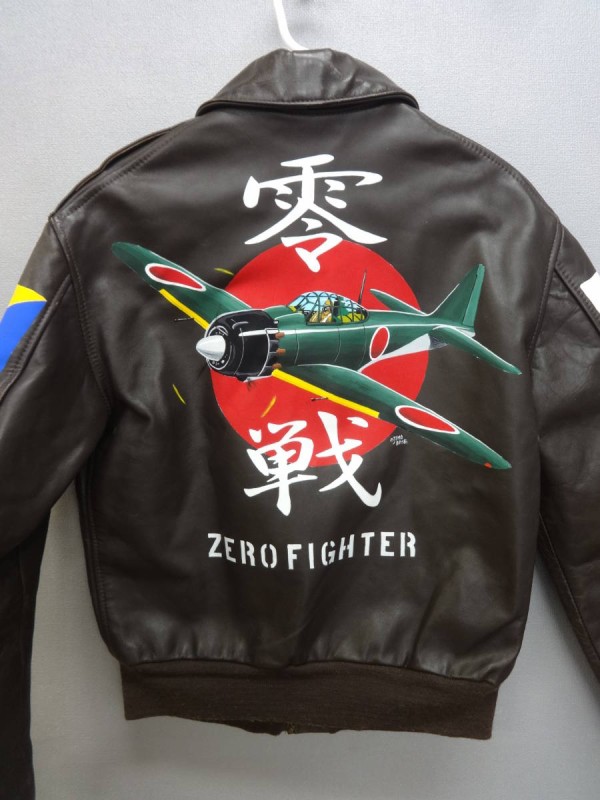 ★フライトジャケット★A-2★ラフウェア★ハンドペイント★CUSTOM KING Eastman Leather Clothing A-2 フライトジャケット Rough Wear