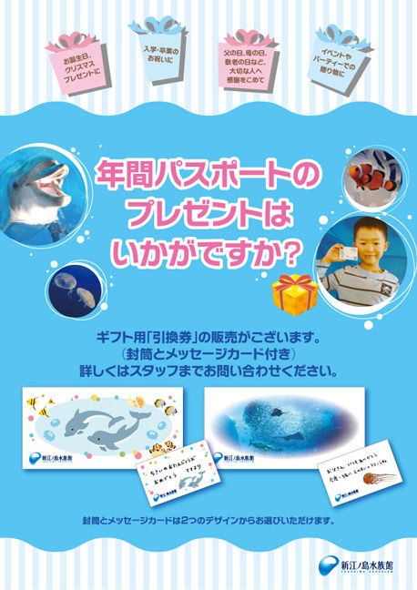 水族館の年間パスポートをプレゼントしたい 陸 おか Fish Watching