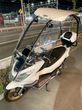 ルーフシールドカスタムなpcxを納車した Ubereats岡山と軽貨物と税金 節税 お金の話