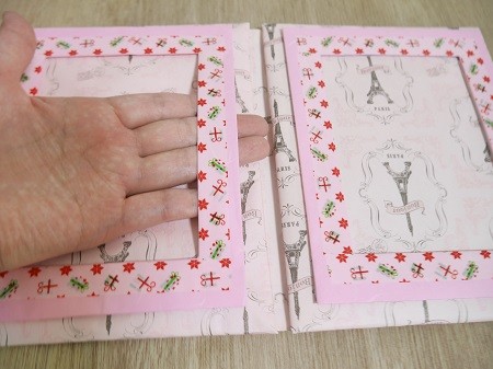 牛乳パックでブック型フォトスタンド Okiraku Room