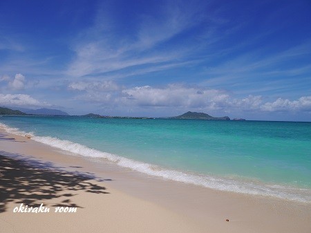 ハワイ初心者が歩いた道 ラニカイビーチ Okiraku Room