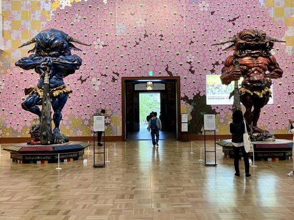 村上隆 もののけ京都 手ぬぐい お花 金色の空の夏のお花畑 村上隆もののけ