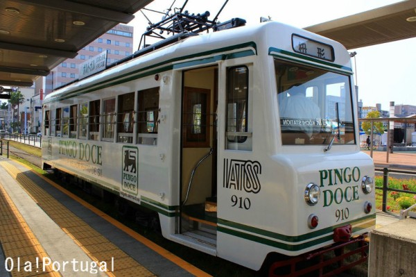 リスボン市電、日本を走る：910号電車に乗って来た♪ （2