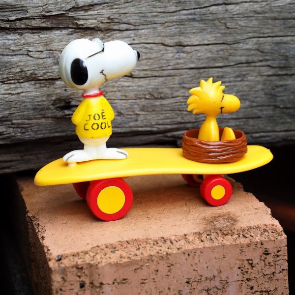 スヌーピー ウッドストック スケートボード1980 The Old Snoopy Collection