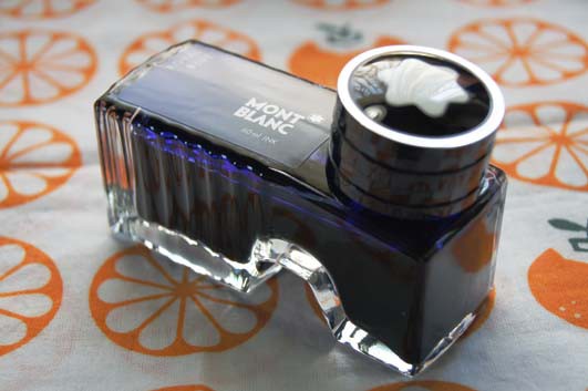 モンブラン「ロイヤルブルー インク」レビュー : テーゲー日記 〜文具