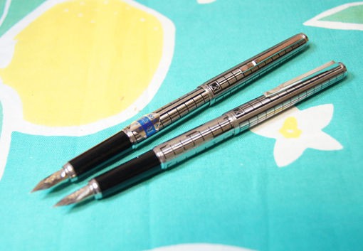 プラチナ「リビエール ステンレス格子 万年筆」レビュー : テーゲー