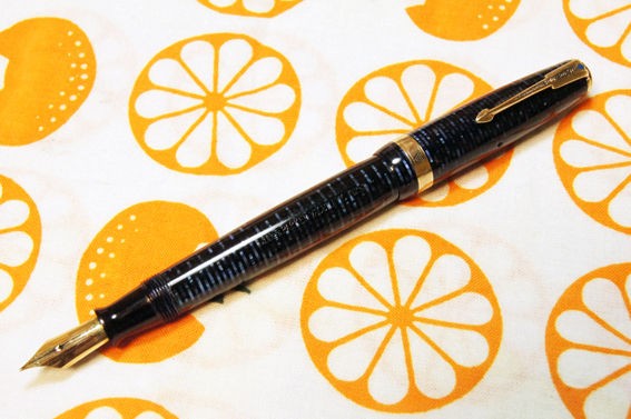 パーカー「バキュマチック メジャー パールブルー」レビュー