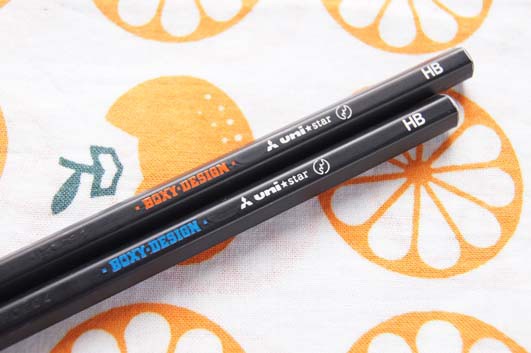 三菱鉛筆「BOXY ユニスター鉛筆」 : テーゲー日記 〜文具と万年筆の
