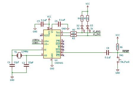 AVR64DD28でUNO互換機（その2）回路設計 : おもだかくわい