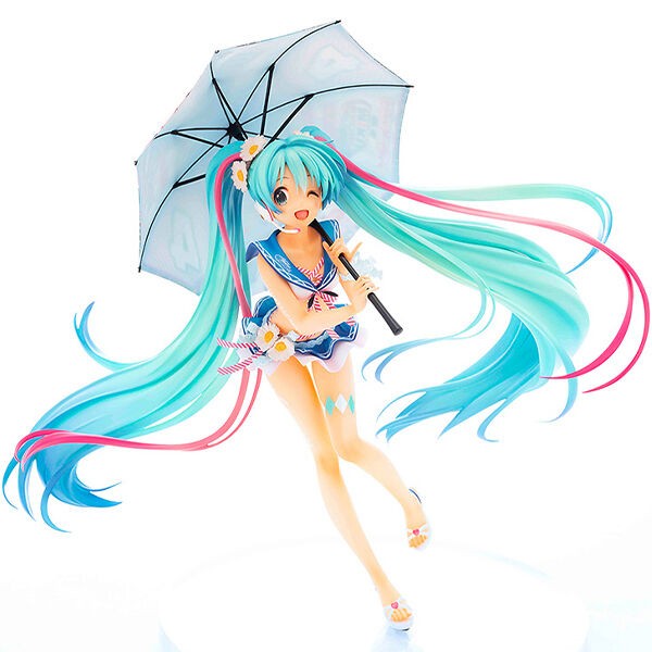 初音ミク Gtプロジェクト 専用キャラクター レーシングミク が19年のタイ戦応援イラストver でフィギュア化 What I Want