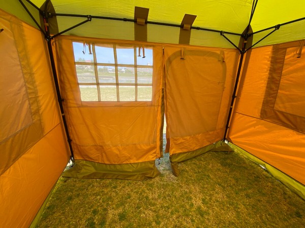 テンマクデザイン「ペポクイックキャビン」を女子ひとりで設営