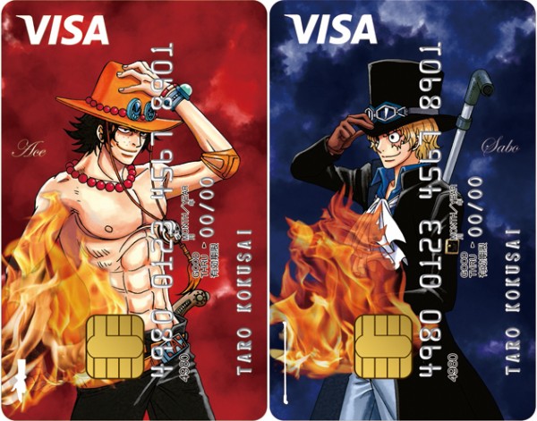 サボ エース の新デザイン One Piece Visa Card 新登場 1月29日 金 受付開始 ワンピースフィギュア Pop 予約 新作速報