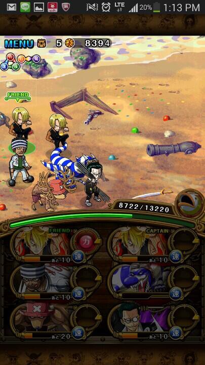 トレクル ５サンジのフレンド増えてくれると楽になるなー One Piece ワンピース トレジャークルーズまとめ速報