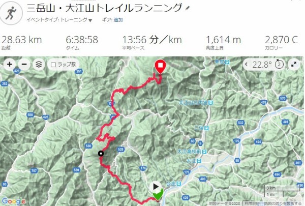 三岳山 大江山トレラン２９ｋｍ R2 8 1 Gn125 2fライダーのなんでも日記