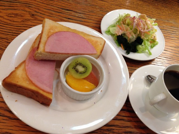 東京 高田馬場 喫茶店 カンタベリー モーニング ハムトースト 5円 食い者の記録