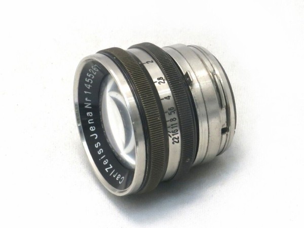 Carl Zeiss Jena Sonnar 50mm F2 ニッケル 【AB】 ￥64,800