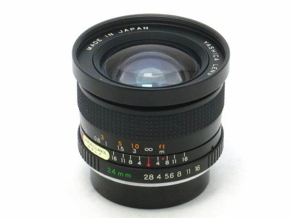 YASHICA ML 24mm F2.8 （監視用→一眼用改造） 【AB】 ￥39,800