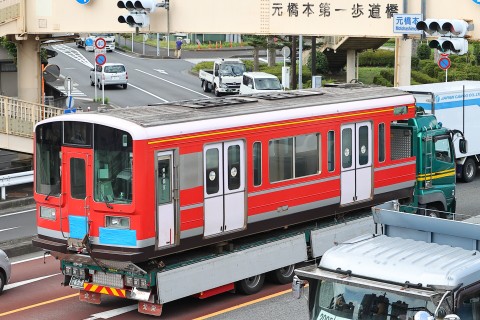 小田急1000形 赤千1060F 1160号車 廃車陸送 : 支配人のたららんな日々♪