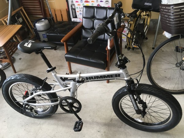 HUMMER ハマー FDB206FAT-BIKE 20インチ 折りたたみ自転車 ファット