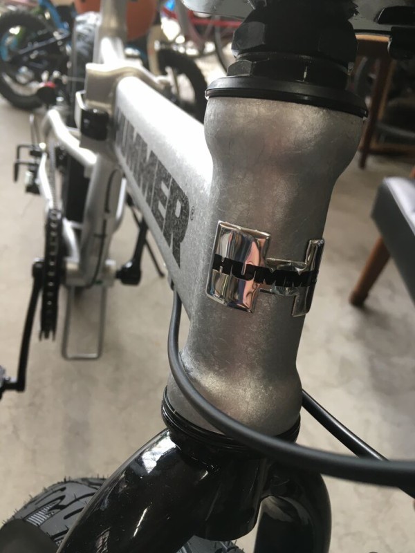 中古自転車販売／大人気のHUMMERファットバイク（限定色：ウェザリング 