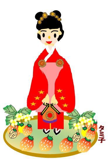 女の子の着物姿 栃木市おおひらpcクラブ イラストblog