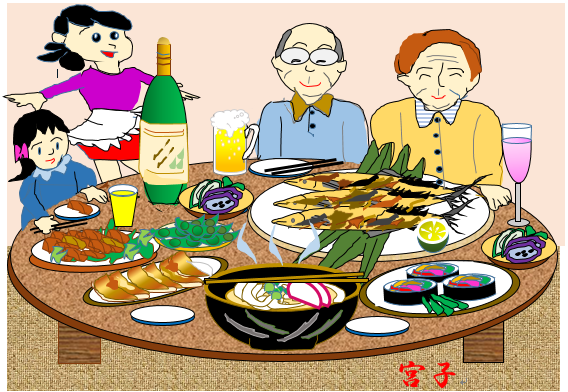 食欲の秋 栃木市おおひらpcクラブ イラストblog