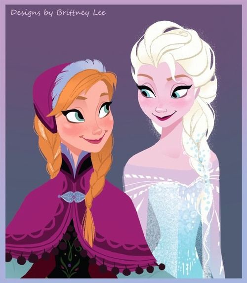 アナと雪の女王 公式の2dイラストが可愛い ディズニーが製作した