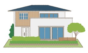 イラスト 住宅のイラスト Kyoko Ooisi