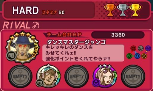 ゲリラ ジャンゴ先生のダンス天国 まったり攻略日誌 One Piece Dance Battle ワンピースダンスバトル