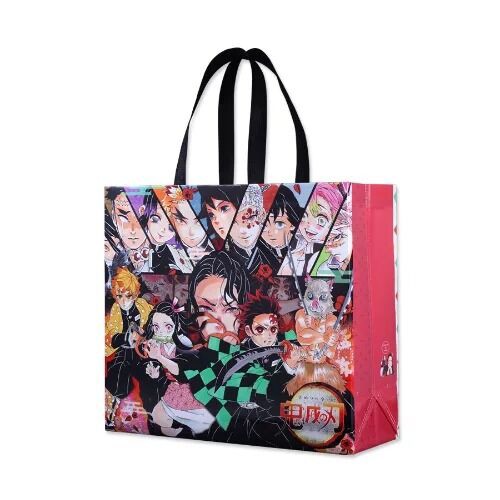 鬼滅の刃　ショッピングバッグ　缶バッジ付き　宇髄天元 鬼滅の刃 ショッピングバッグ 缶バッジ付き 宇髄天元 鬼滅の刃』