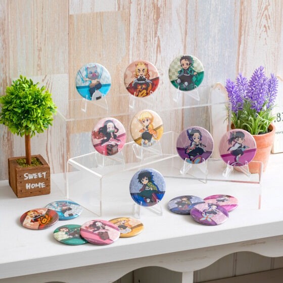 鬼滅の刃 ちょこんとのっかりミニキャラ 缶バッジ 全16種 : 鬼滅の刃