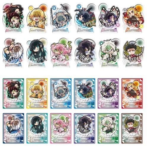 ぴた! でふぉめ 鬼滅の刃 任務出発 トレーディングアクリル