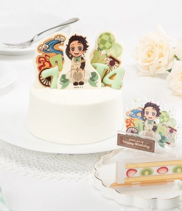 鬼滅の刃 竈門炭治郎誕生祭 2023 ケーキ型 アクリルスタンド 炭治郎 鬼滅の刃」竈門炭治郎 誕生祭2025 in ufotable Cafe 7月14日より