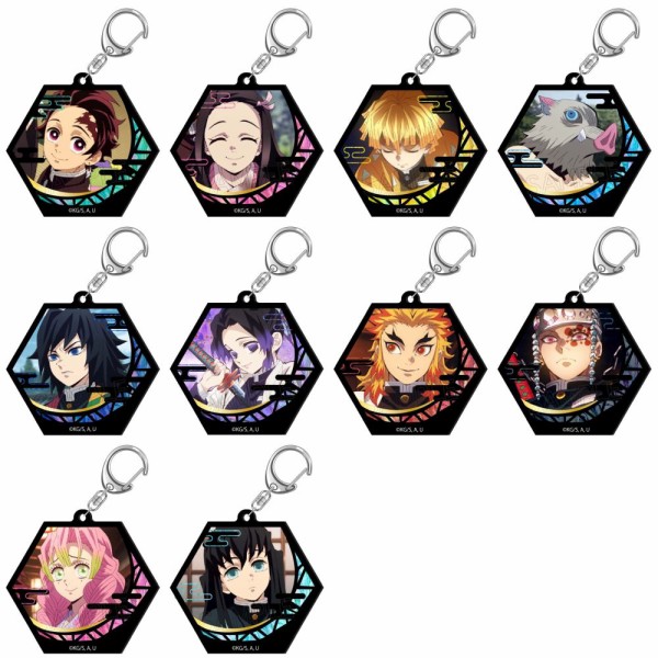 鬼滅の刃 螺鈿風 シリーズ アクリルキーホルダー : 鬼滅の刃GOODS