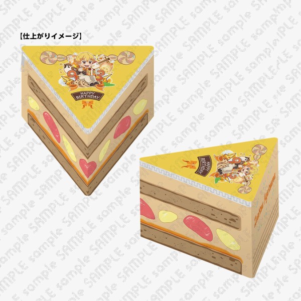 鬼滅の刃 バースデイ 誕生祭 2023 ケーキ型 アクリルスタンド 我妻善逸 鬼滅の刃 バースデイ 誕生祭 2023 ケーキ型 アクリルスタンド
