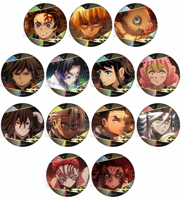 鬼滅の刃 箔押し缶バッジ Vol.3 : 鬼滅の刃GOODS ～グッズ&予約情報～