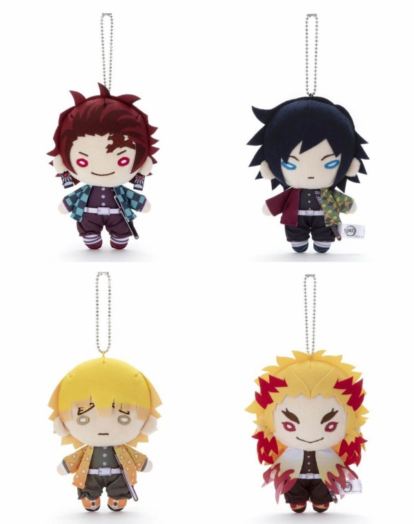 鬼滅の刃 にとたん ボールチェーン付ぬいぐるみ : 鬼滅の刃GOODS