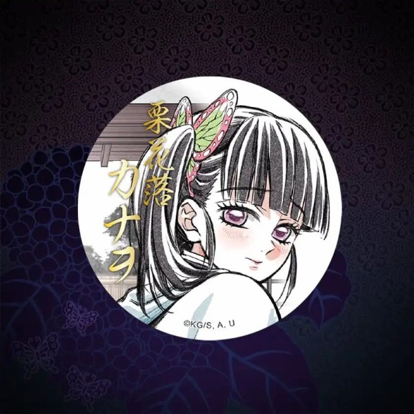 鬼滅の刃 柱描き下ろし webshopくじ 胡蝶しのぶ C賞 箔押し 缶