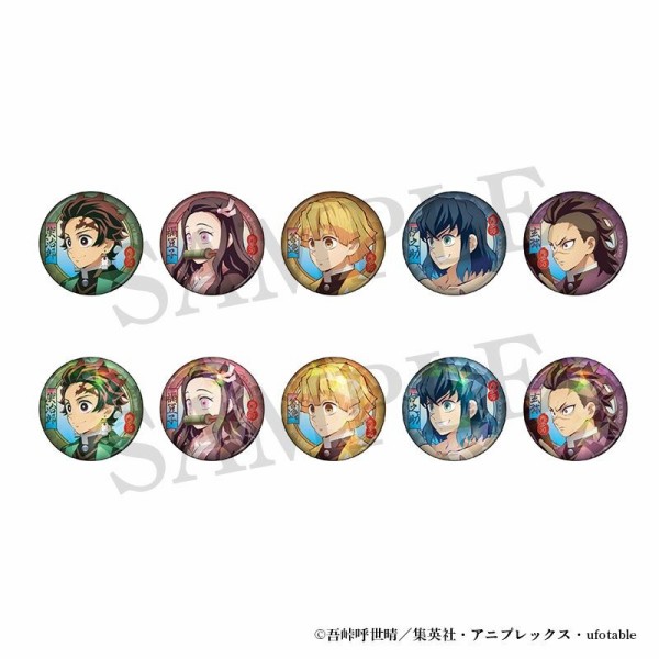 鬼滅の刃　ANIPLEX 中国限定　ホログラム缶バッジ　12点セット 鬼滅の刃ANIPLEX 中国限定ホログラム缶バッジ12点セット