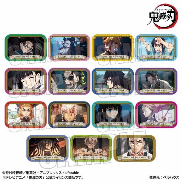 アニメ「鬼滅の刃」 トレーディングスクエア缶バッジ : 鬼滅の刃GOODS
