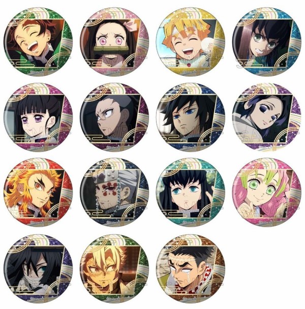 鬼滅の刃 グリッター缶バッジVol.4 : 鬼滅の刃GOODS ～グッズ&予約情報～