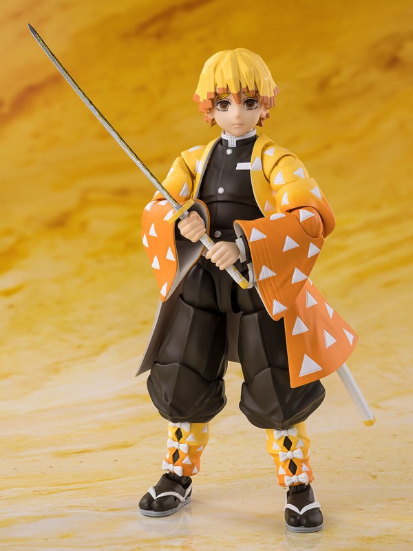 我妻善逸 S.H.Figuarts 鬼滅の刃 我妻善逸 完成品フィギュア : 鬼滅の刃