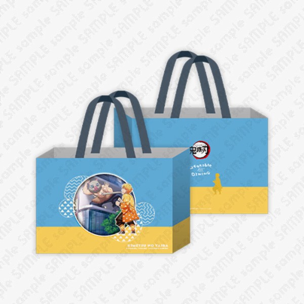 鬼滅の刃　ヒロマ　開店記念　トートバッグ　缶バッジ付き　時透無一郎 新品未開封 鬼滅の刃 ヒロマ 開店記念 トートバッグ 缶バッジ付き 時透無一郎