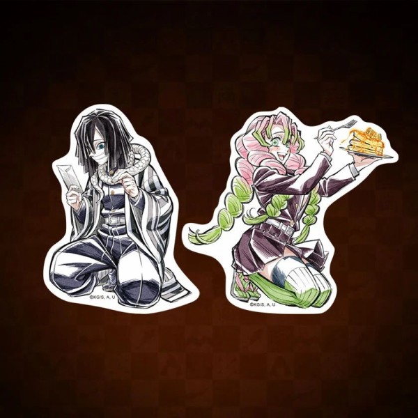 伊黒小芭内　甘露寺蜜璃　WEBSHOPくじ　柱描き下ろし　第六話　鬼殺隊最強 テレビアニメ「鬼滅の刃」柱稽古編 第六話 「鬼殺隊最強」“柱