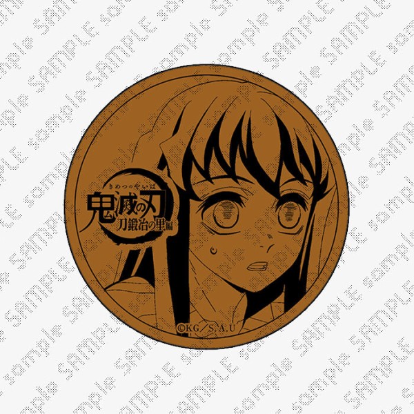 鬼滅の刃 時透無一郎 刀鍛冶の里編 絵巻カフェ ゆる顔 32㎜ 缶