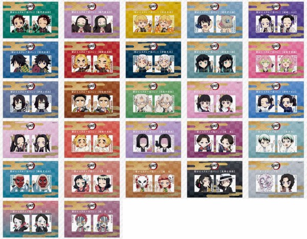 テレビアニメ「鬼滅の刃」無限列車編・遊郭編 キャラクター絵巻
