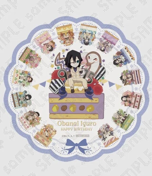 鬼滅の刃 キャラクター誕生祭 ケーキイラスト一周記念 我妻善逸「お