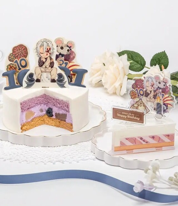 鬼滅の刃 キャラクター誕生祭 ケーキイラスト一周記念 宇髄天元「お